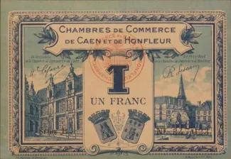 French notgeld 1 Franc, 1918 obverse