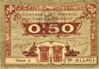 French notgeld 50 Centimes, 1920 obverse
