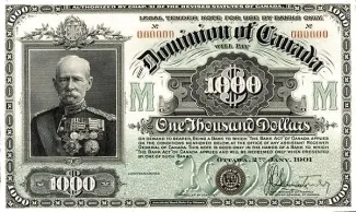 Canada 1.000 Dollars, 1901 image