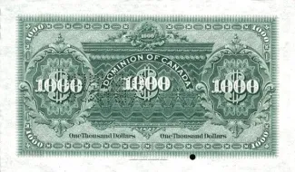 Canada 1.000 Dollars, 1901 reverse
