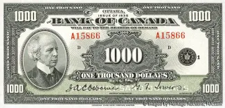 Canada 1.000 Dollars, 1935 image