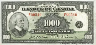 Canada 1.000 Dollars, 1935 image