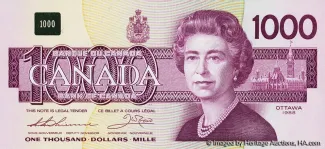 Canada 1.000 Dollars, 1988 image