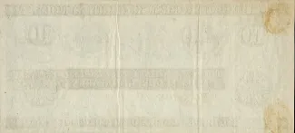 Canada 10 Dollars, 1875 reverse