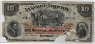 Canada 10 Dollars, 1897 obverse