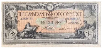 Canada 10 Dollars, 1917 obverse