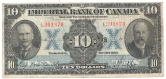 Canada 10 Dollars, 1923 image