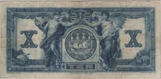 Canada 10 Dollars, 1935 reverse
