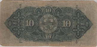 Canada 10 Dollars, 1935 reverse