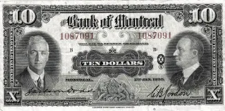 Canada 10 Dollars, 1935 obverse