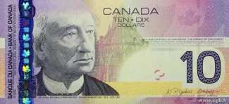 Canada 10 Dollars, 2009 image