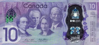 Canada 10 Dollars, 2017 P-112 obverse