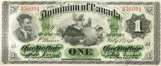 Canada 1 Dollar, 1870 image