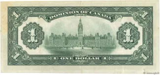 Canada 1 Dollar, 1917 reverse