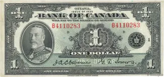 Canada 1 Dollar, 1935 image