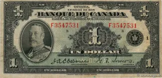 Canada 1 Dollar, 1935 image