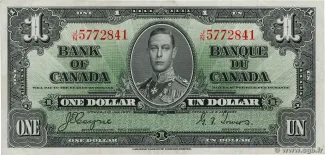 Canada 1 Dollar, 1937 image
