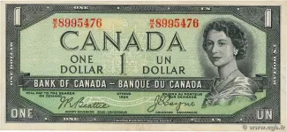 Canada 1 Dollar, 1954 image