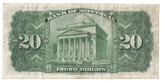 Canada 20 Dollars, 1935 reverse