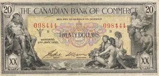 Canada 20 Dollars, 1935 obverse