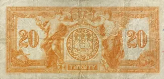 Canada 20 Dollars, 1935 reverse