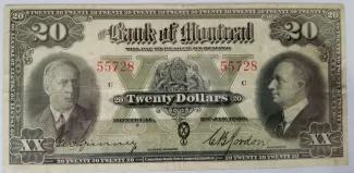 Canada 20 Dollars, 1938 obverse