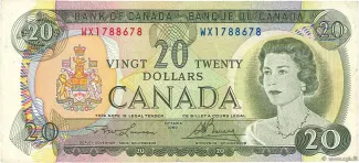 Canada 20 Dollars, 1969 image