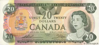 Canada 20 Dollars, 1979 image
