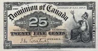 Canada 25 Cents, 1900 image