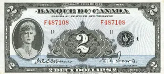 Canada 2 Dollars, 1935 image