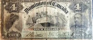 Canada 4 Dollars, 1902 image