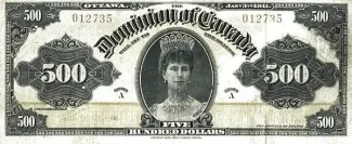 Canada 500 Dollars, 1911 image
