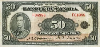 Canada 50 Dollars, 1935 image