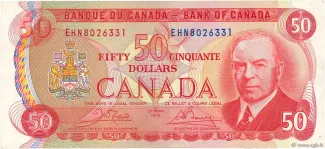 Canada 50 Dollars, 1975 image