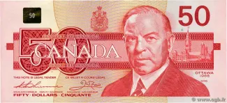 Canada 50 Dollars, 1988 image