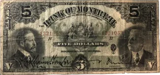 Canada 5 Dollars, 1914 obverse