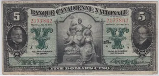 Canada 5 Dollars, 1925 image
