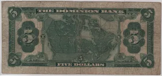Canada 5 Dollars, 1931 reverse