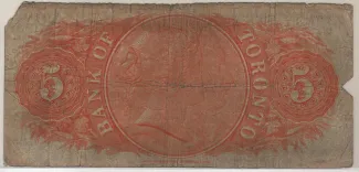 Canada 5 Dollars, 1935-1937 reverse