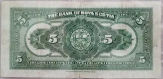 Canada 5 Dollars, 1935 reverse