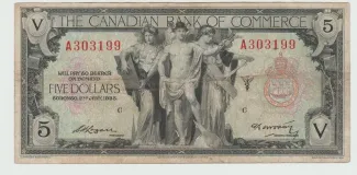 Canada 5 Dollars, 1935 obverse