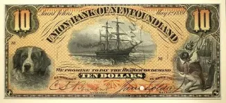 Canadian provinces 10 Dollars, 1889 obverse