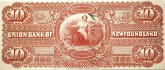Canadian provinces 10 Dollars, 1889 reverse