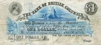 Canadian provinces 1 Dollar, 1863 obverse