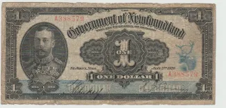 Canadian provinces 1 Dollar, 1920 obverse
