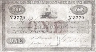 Canadian provinces 1 Pound, 1857-1858 obverse