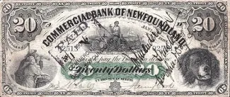 Canadian provinces 20 Dollars, 1888 obverse