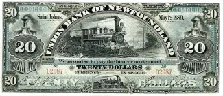 Canadian provinces 20 Dollars, 1889 obverse