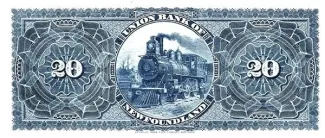 Canadian provinces 20 Dollars, 1889 reverse