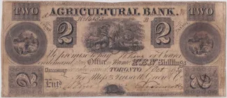 Canadian provinces 2 Dollars, 1834 obverse
